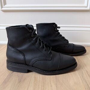 Thursday Boot Company Black Captain Leather Boots